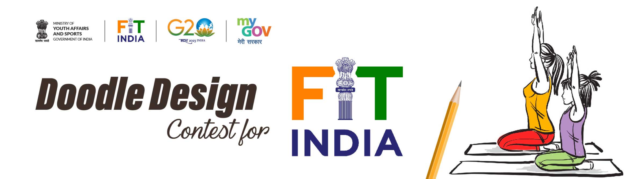 Doodle Design Contest 2023 by FIT India and MyGov
