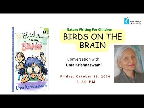 Nature Writing For Children: Talk with Uma Krishnaswami & Shashwat DC