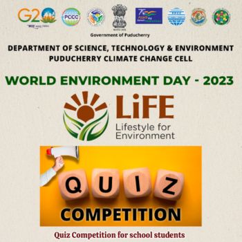 Quiz Competition 2023 on World Environment Day by Govt. of Puducherry