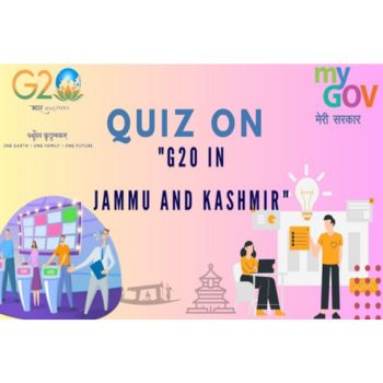 Quiz Competition on G20 in Jammu and Kashmir by MyGov