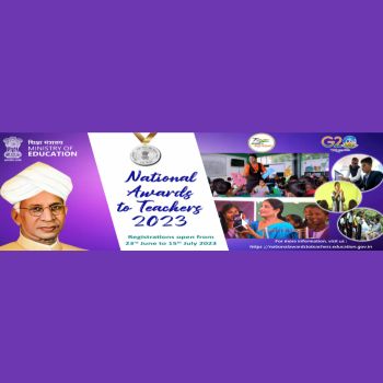 National Awards to Teachers 2023 by Ministry of Education