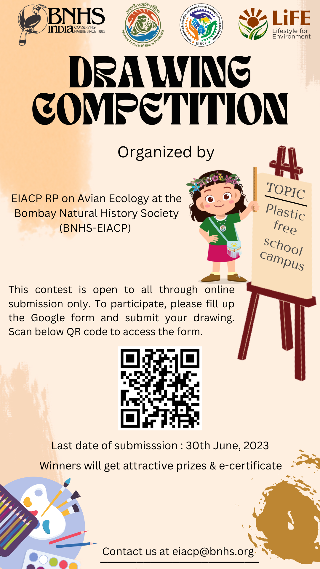 Online Drawing Competition 2023 by BNHS [Open to All]