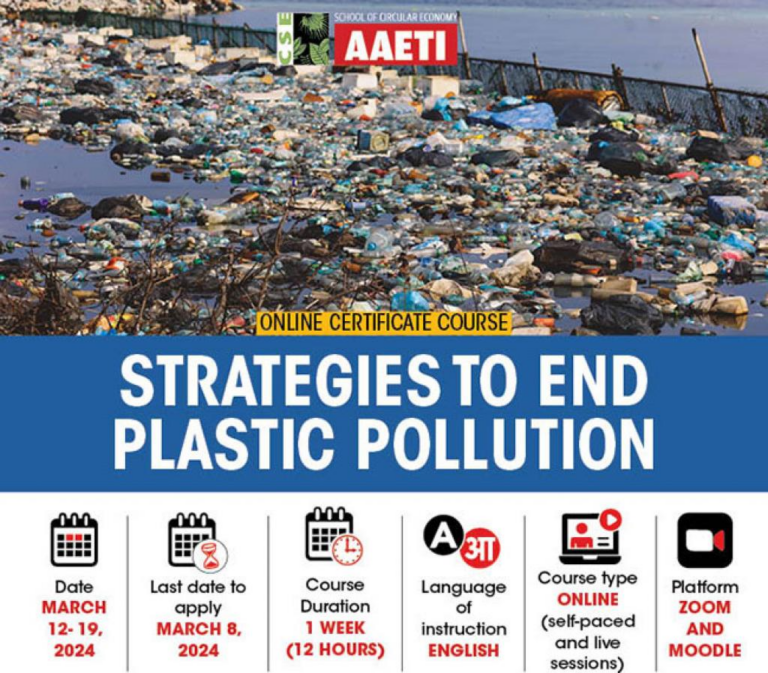 Online Certificate Course on Plastic Pollution by CSE