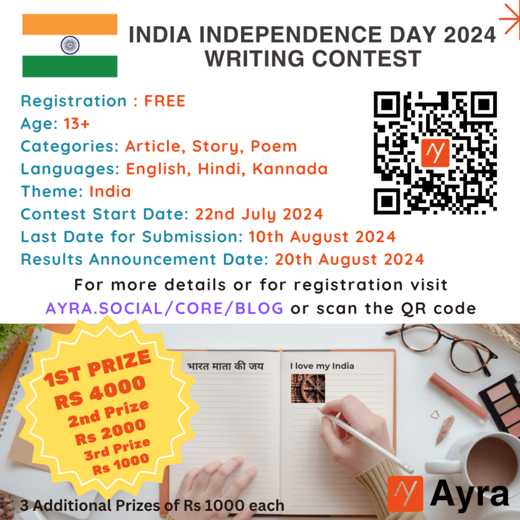 Independence Day Writing Contest by Ayra Social