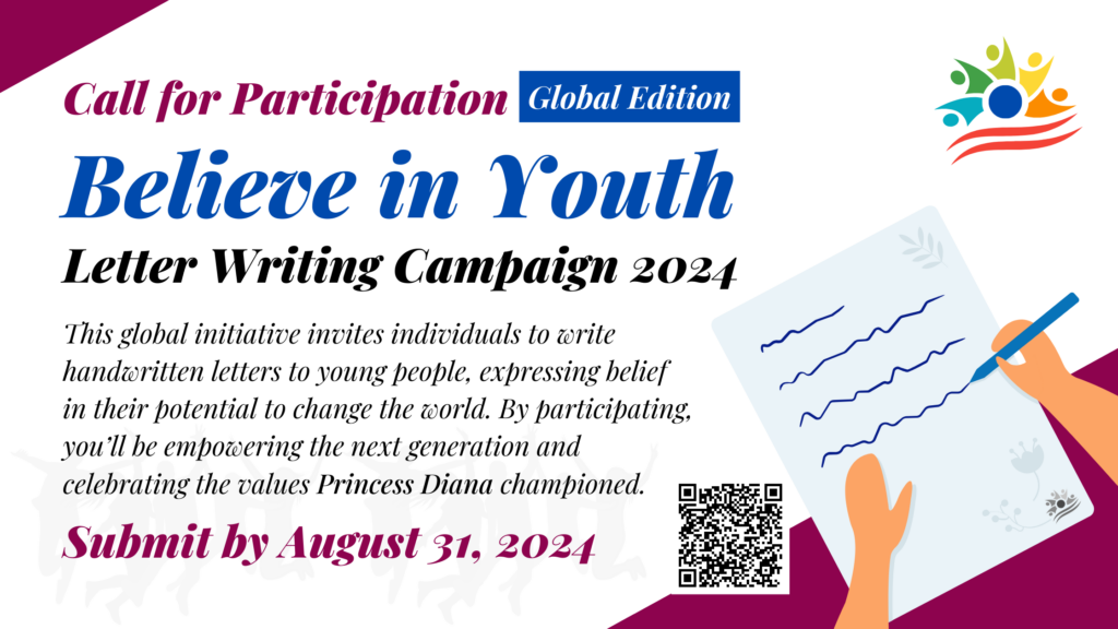 Believe in Youth Letter Writing Campaign 2024