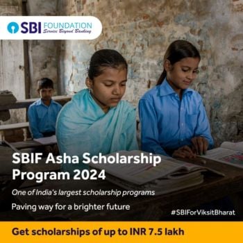 SBIF Asha Scholarship 2024