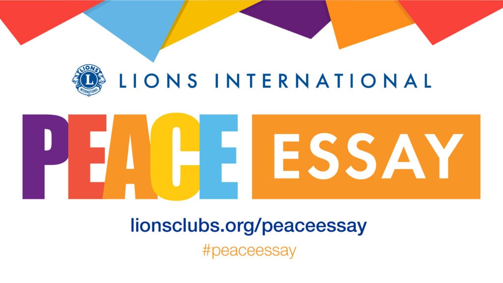 Lions International Peace Essay Contest