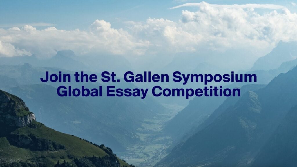 Global Essay Competition by St. Gallen Symposium