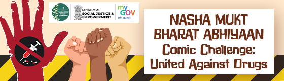 Nasha Mukt Bharat Abhiyaan Comic Challenge United Against Drugs by NMBA and MyGov