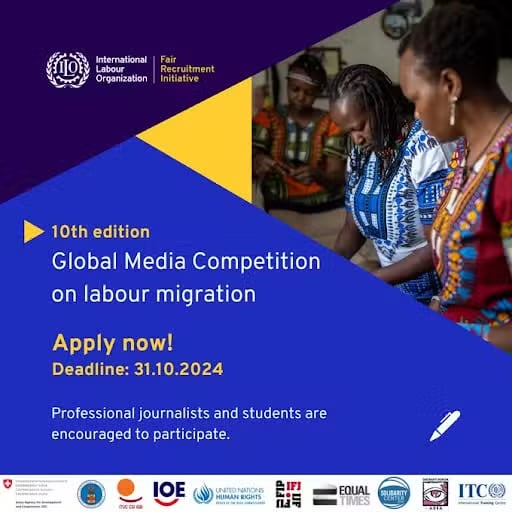 10th Edition of the Global Media Competition on Labour Migration by ILO