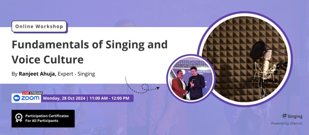 Fundamentals of Singing and Voice Culture Workshop by Qrencia