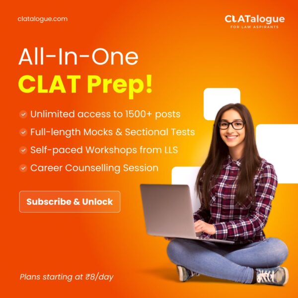 Launching All-In-One CLAT Prep with CLATalogue Subscription!