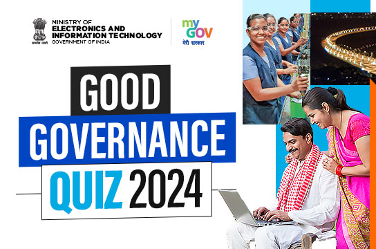 Good Governance Quiz 2024 by MeitY and MyGov