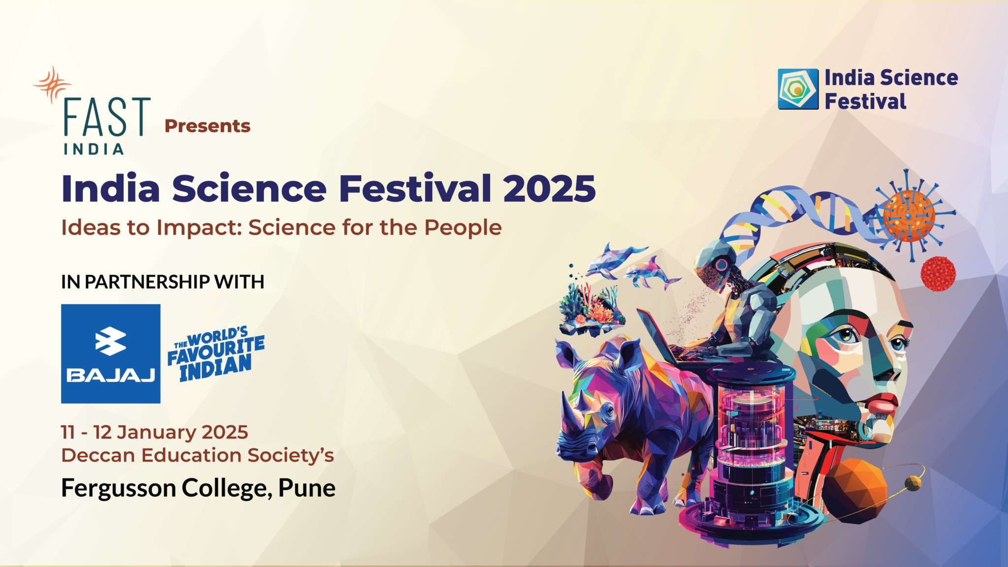 India Science Festival 2025 at Fergusson College [Jan 1112]