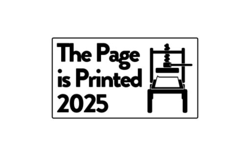 The Page Is Printed 2025 Creative Writing Competition by Tacchi Morris Art Centre