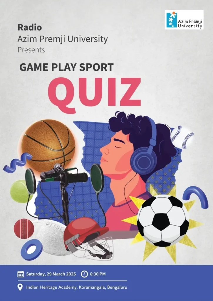 Game Play Sport Quiz by Radio Azim Premji University